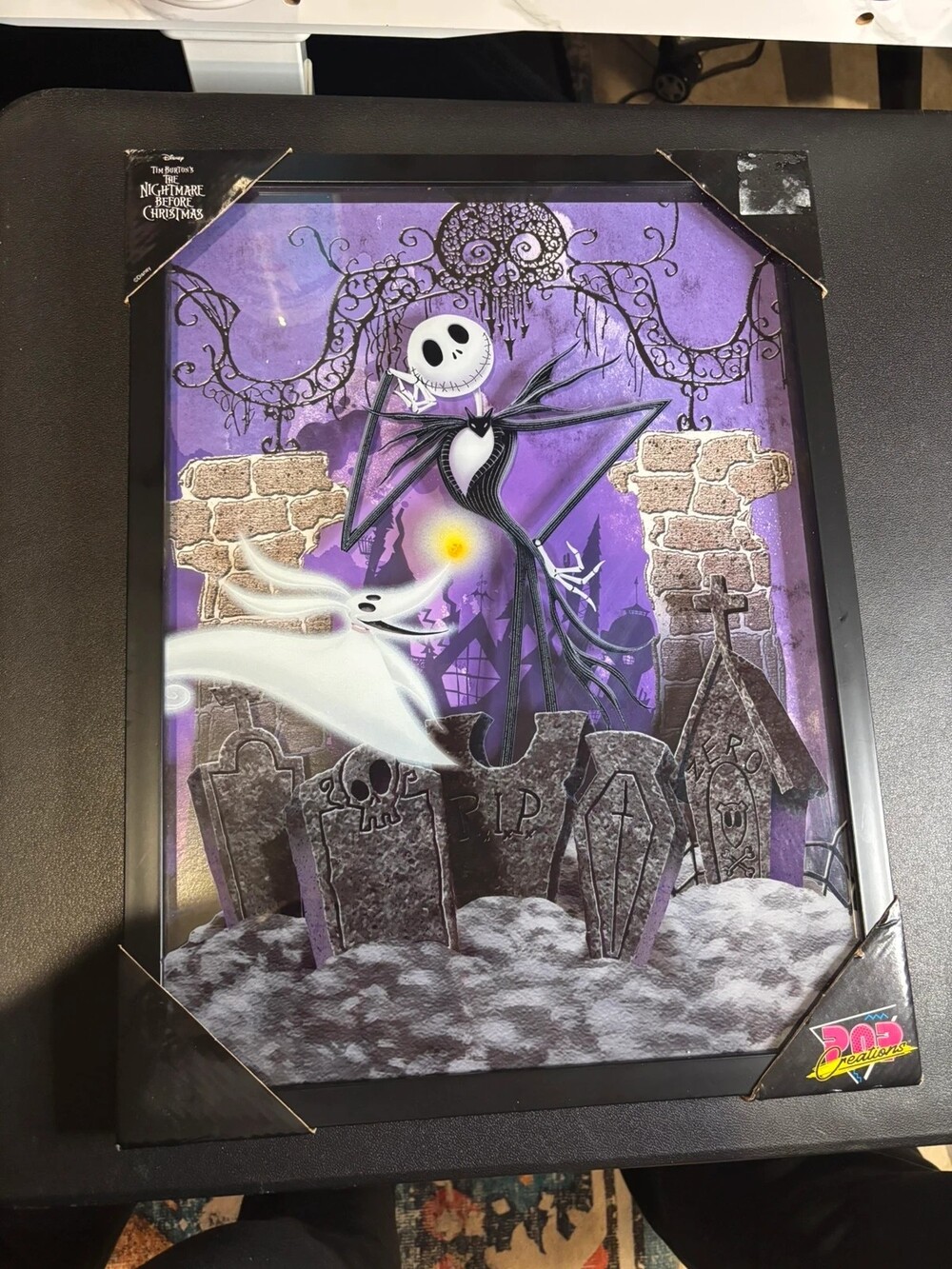 Disney Nightmare Before Christmas 3D Shadow Box Wall Art Pop Creations